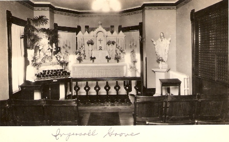 Chapel in the first house